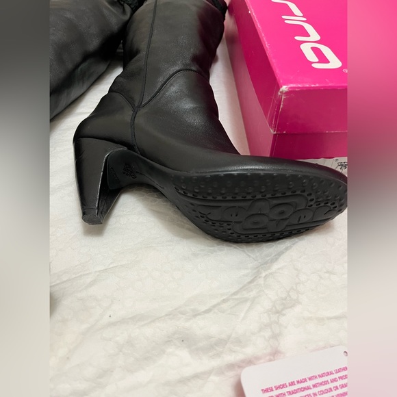 Fornarina Black Leather Boots size 39 - Picture 7 of 17